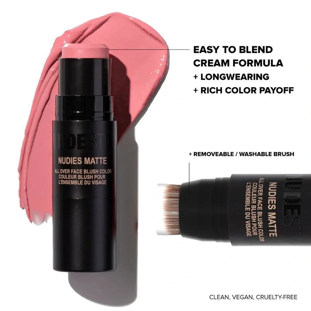 NUDESTIX Sunset Strip Nudies Matte All Over Face Blush Color